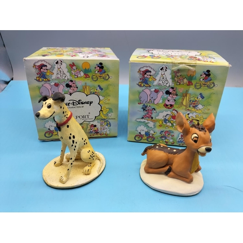 232 - Boxed Coalport Disney 10.5cm Figures (2) - Pongo and Bambi.