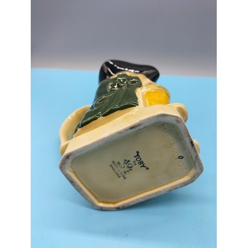 482 - Royal Doulton Large 20cm 'The Golfer' D6623 Character Jug (2nds), Beswick Figure of a Stag (Antler A... 