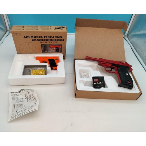 497 - Boxed Airsoft BB Pistols (2). 18+ Age ID Required.