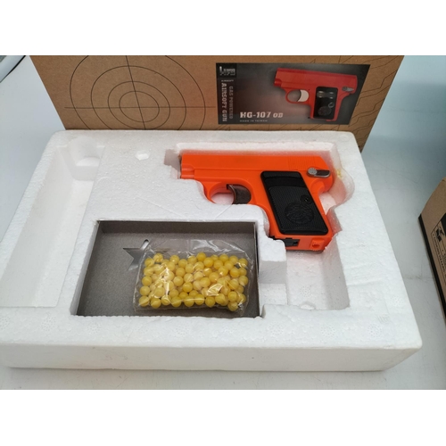 497 - Boxed Airsoft BB Pistols (2). 18+ Age ID Required.