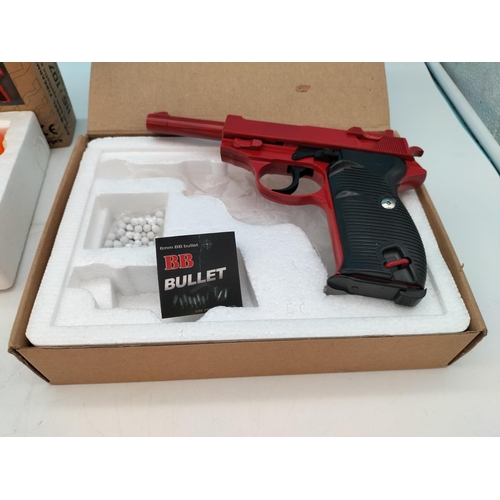 497 - Boxed Airsoft BB Pistols (2). 18+ Age ID Required.