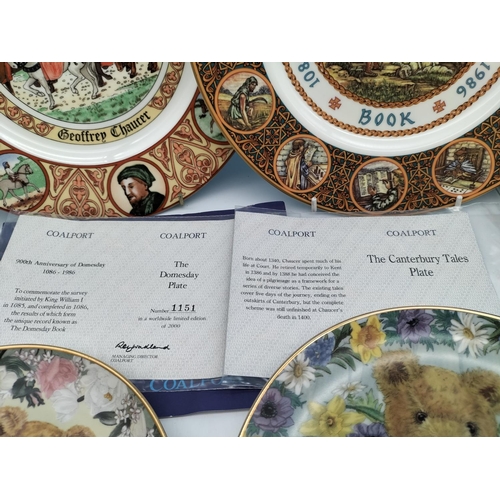 512 - 9 x Collectors Plates with Certificates to include Carousel Memories, Raphael's Transfiguration, etc... 