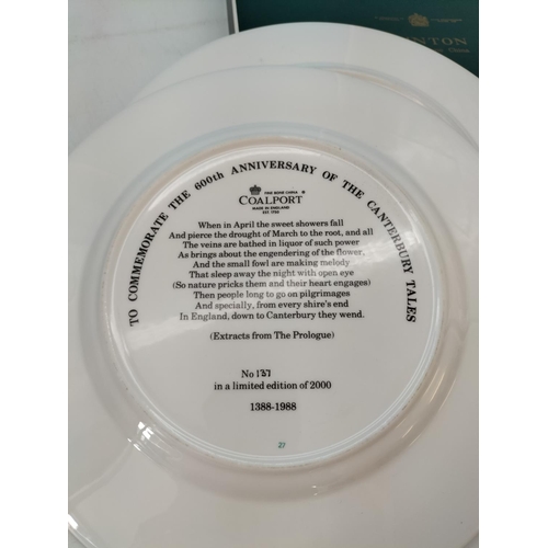 512 - 9 x Collectors Plates with Certificates to include Carousel Memories, Raphael's Transfiguration, etc... 