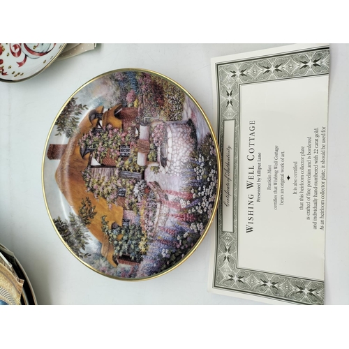 512 - 9 x Collectors Plates with Certificates to include Carousel Memories, Raphael's Transfiguration, etc... 