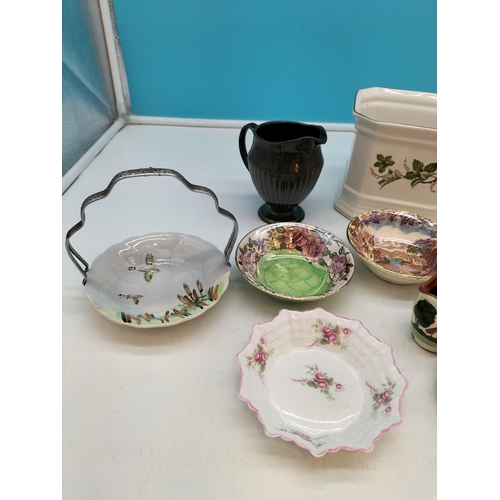 515 - Collection of Mixed English Ceramics to include Shelley, Maling, Carlton Ware, Shorter & Sons, Kensi... 