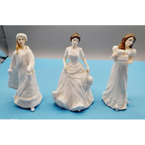 516 - Royal Doulton Lady Figures (3) - 'Harmony' HN 4096, 'Christmas Lantern' HN 3953 and 'Christmas Parce... 
