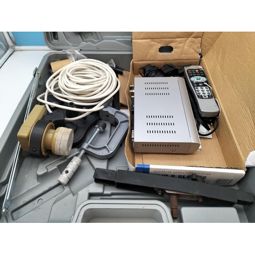 519 - Motor Home/Caravan Digital Satellite Receiver in Case.