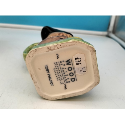 188 - Collection of Ceramic Toby and Character Jugs (7) to include Skipper, Little John, Gun Smith and Mos... 