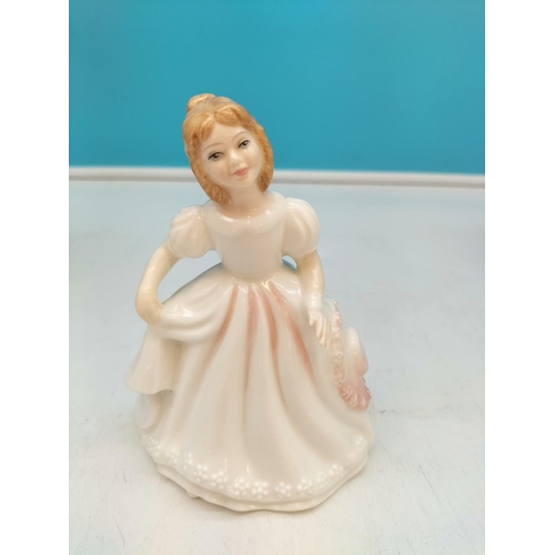 215 - Boxed Royal Doulton 14.5cm Figure 'With Love' HN 3393 and Boxed 'Amanda' HN 2995.