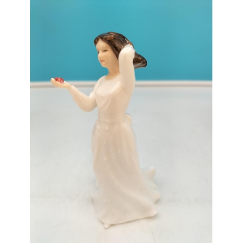 215 - Boxed Royal Doulton 14.5cm Figure 'With Love' HN 3393 and Boxed 'Amanda' HN 2995.