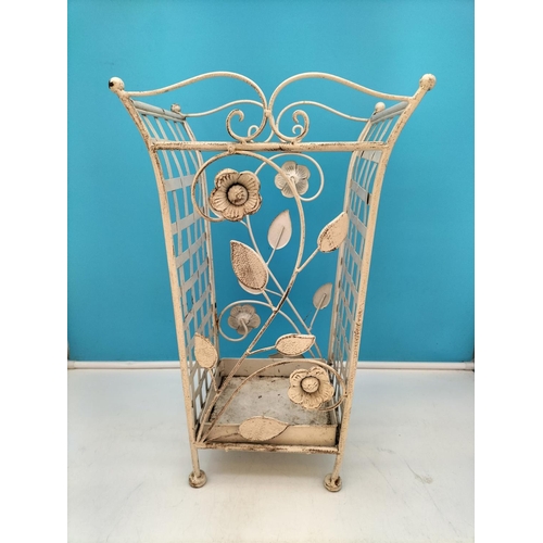 522 - Metal Umbrella Stand. 47cm Tall.