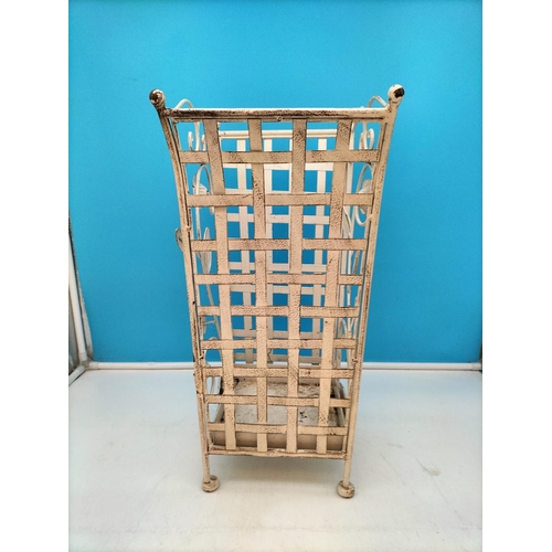 522 - Metal Umbrella Stand. 47cm Tall.