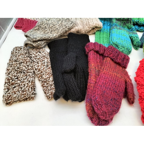 526 - Collection of Knitted Gloves and Hats.
