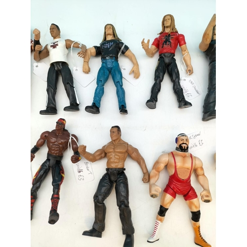 530 - Collection of Marvel and Jacks WCW Wrestling Figures (10).