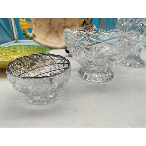 556 - Collection of Ceramics and Glass to include Nachtmann Vase, Carlton Ware and Falcon Ware.