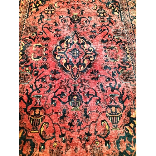561 - Vintage Afghan Bukhara Rug. 215cm x 130cm