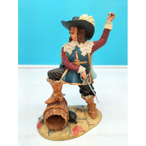 122 - Royal Doulton 24cm Musketeer Figure 'D'Artagnan'. With Box.