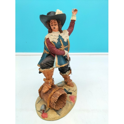 122 - Royal Doulton 24cm Musketeer Figure 'D'Artagnan'. With Box.