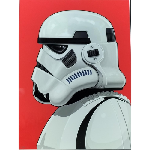 200 - Framed Mike Mitchell 'Stormtrooper' Limited Edition 2393/2466 Mondo Print. Signed and Numbered. 50cm... 