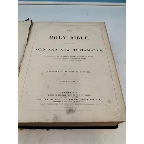 206 - 1837 Large Family Bible.