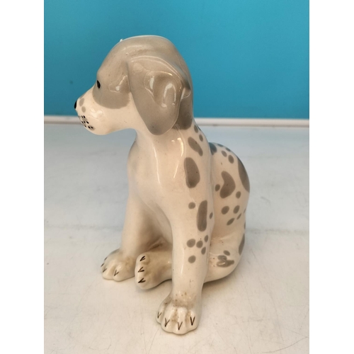 325 - Lomonosov 18cm Figure of a Great Dane Puppy.