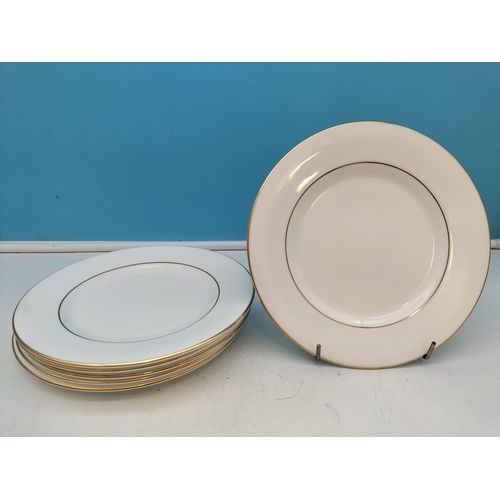 330 - Royal Doulton 'Signature Gold' 27cm Dinner Plates (6), 20cm Dessert Plates (6) plus Royal Doulton 'G... 