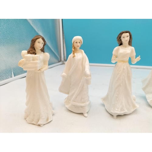 333 - Royal Doulton Lady Figures (6) - 'Friendship' HN 3491, 'Sentiments Greetings' HN 4250, 'Christmas Ca... 