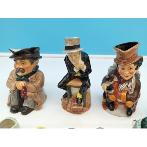 463 - Collection of Character Jugs (14). Tallest 16cm.