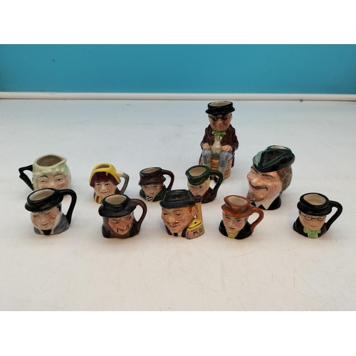 463 - Collection of Character Jugs (14). Tallest 16cm.