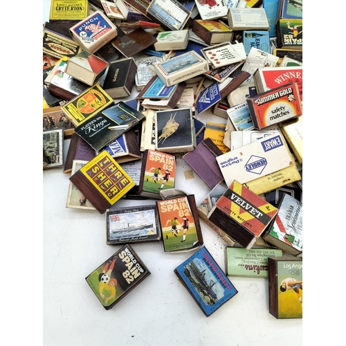 501 - Quantity of Mixed Vintage Matchboxes to include World Cup Spain 82 Examples, etc.