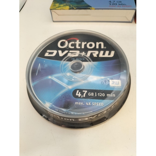 516 - Quantity of Sealed Octron DVD +R, -R, +RW Recordable Discs.