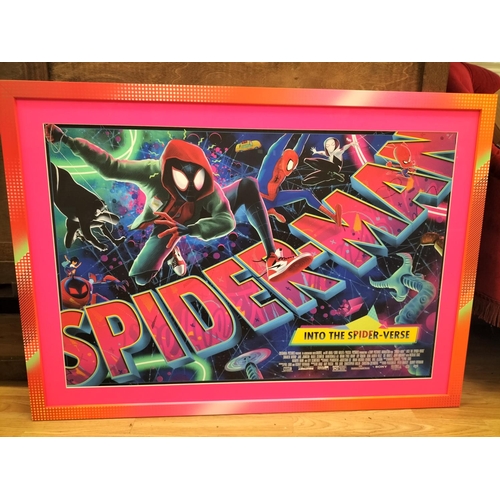 52 - Framed Mike Saputo Limited Edition 54/225 Screen Print for the Marvel Film 'Spiderman into the Spide... 