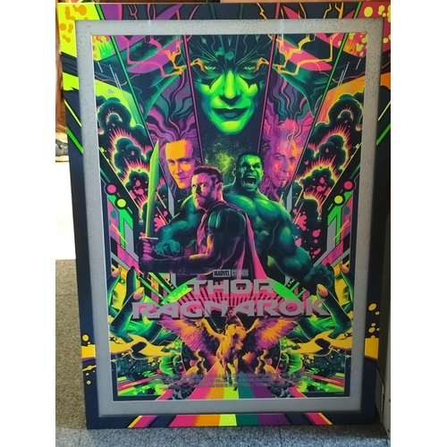 53 - Custom Framed Matt Taylor Limited Edition 263/425 Print for Marvel Studios Film 'Thor Ragnarok'. 105... 