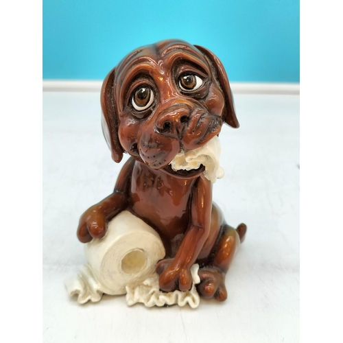 157 - Pets with Personality Dog Figure plus North Light Red Setter Dog Figure. Largest 22cm x 16cm.