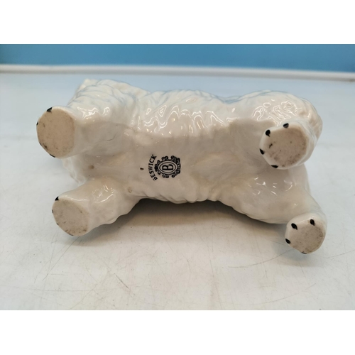 169 - Beswick Figure of a Westie Dog. 15cm x 12cm.