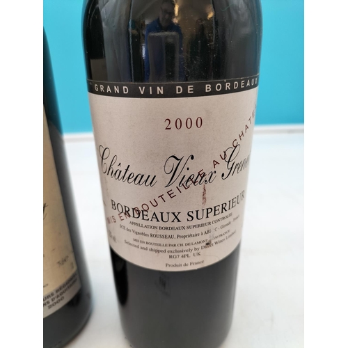 226 - 2 x New and Sealed 75cl Bottles of Red Wine to include 1999 Chateaux Gillet Bordeaux and 2000 Chatea... 