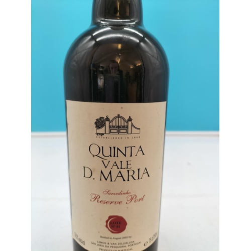 236 - New and Sealed 75cl Bottle of Port Quinta Vale D. Maria Reserve Port 2003.