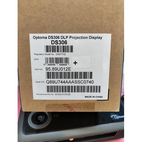 272 - Opened but Never Used Optoma DS306 Projector.