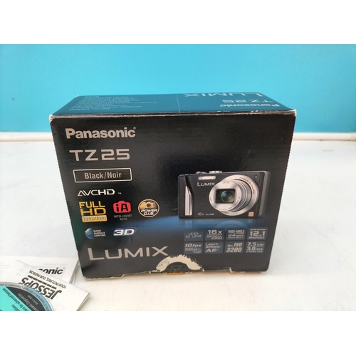 296 - Boxed Panasonic Lumix TZ 25 Camera.