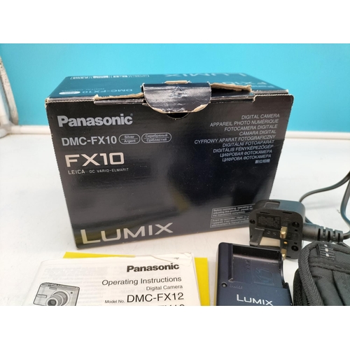 297 - Boxed Panasonic Lumix FX10 Camera.