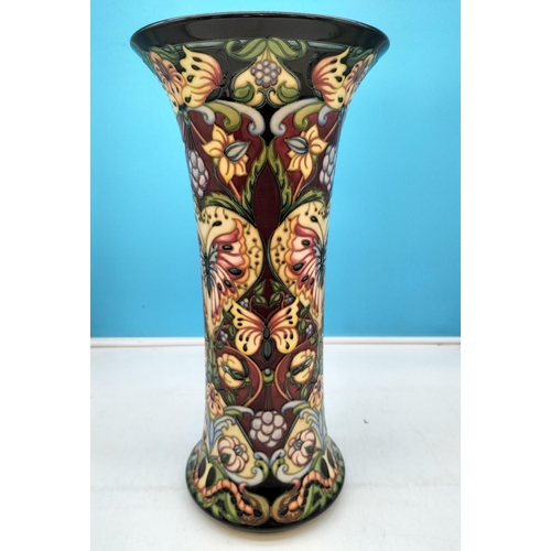 3 - Large 46cm Moorcroft Trial Vase 'Tapestry of Time' designed by Rachel Bishop. No 2 Shape. Red Dot.