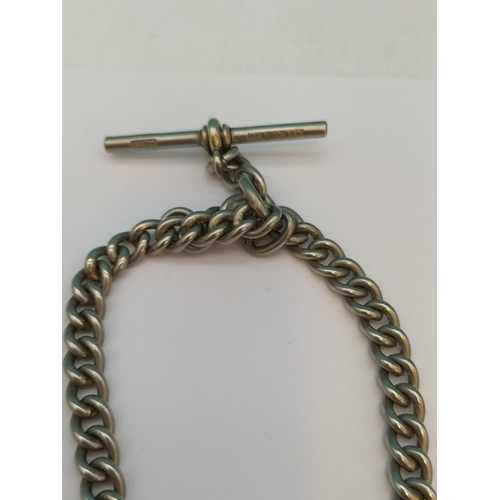 461 - Pocket Watch Chains (5). Longest Double Albert 21cm.