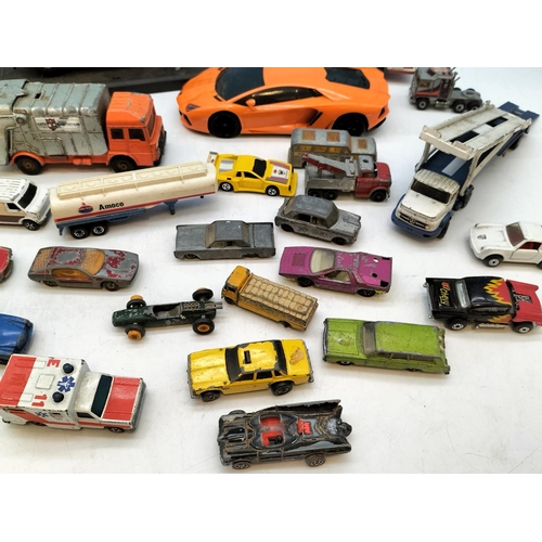 531 - Collection of Play Worn Model Cars to include Matchbox, Dinky and Tonka.