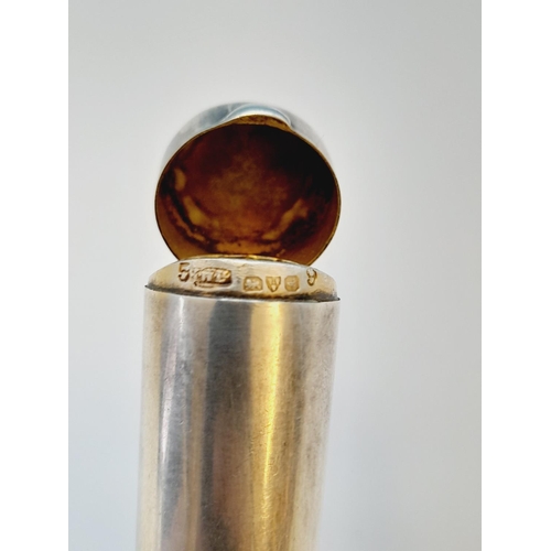 56 - Silver Hallmarked (Chester 1901) Cheroot Holder. 8cm Long.