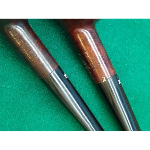 100 - New/Old Stock 2 x 1950's Bruyere Masta Patent Smoking Pipes, No 195F and No 34F. Both Boxed.