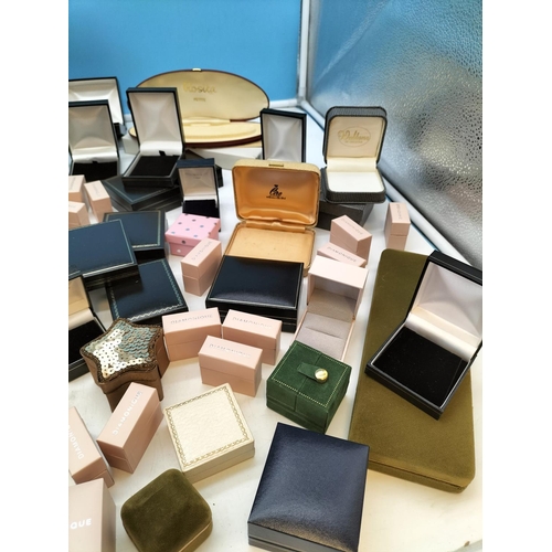 104 - Large Collection of Empty Jewellery Ring/Necklace Boxes.