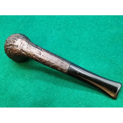 23 - C 72 F/T Dunhill Shell Briar 2 S White Spot Smoking Pipe. Never Used. Excellent Condition. 13cm Long... 