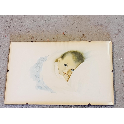 264 - 1930's Lillian Rowles Baby Prints (2). 50cm x 32cm.