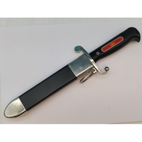 279 - Russian Army 29cm Tactical Knife with Sheath. 21+ Age ID Required on Purchase.