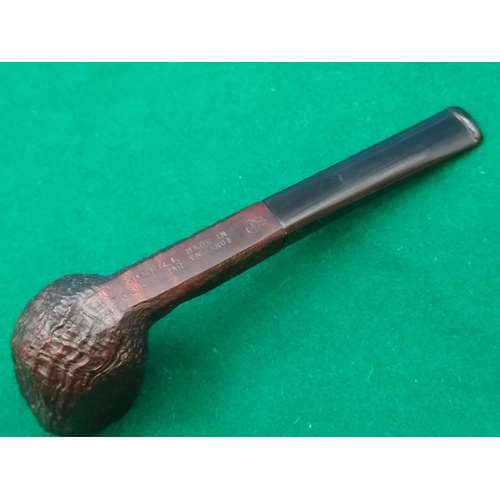 295 - CEK Dunhill Shell Briar 4 S White Spot Smoking Pipe. Never Used. Excellent Condition. 14.5cm Long.